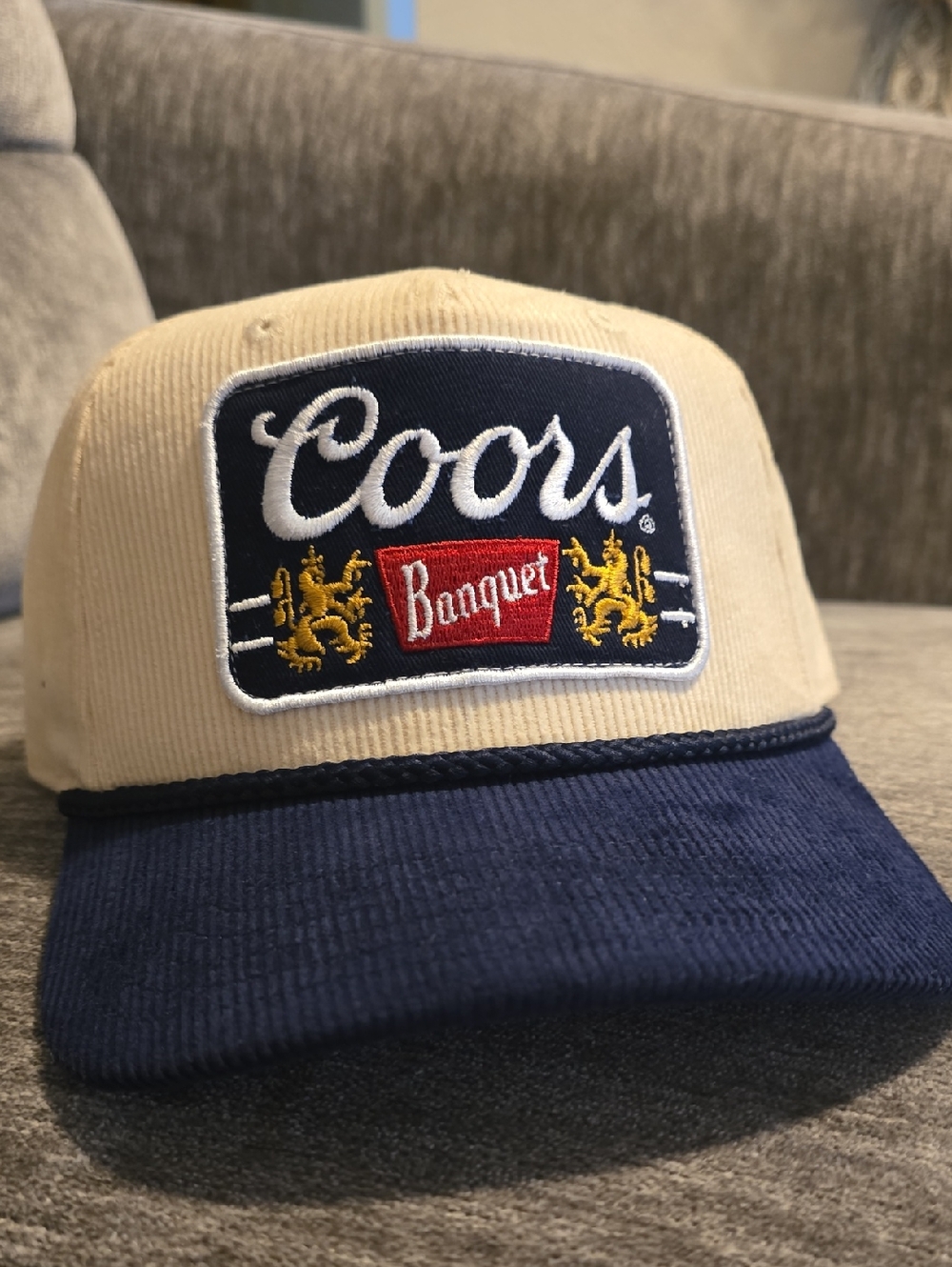 Coors Banquet Corduroy Snapback Hat
